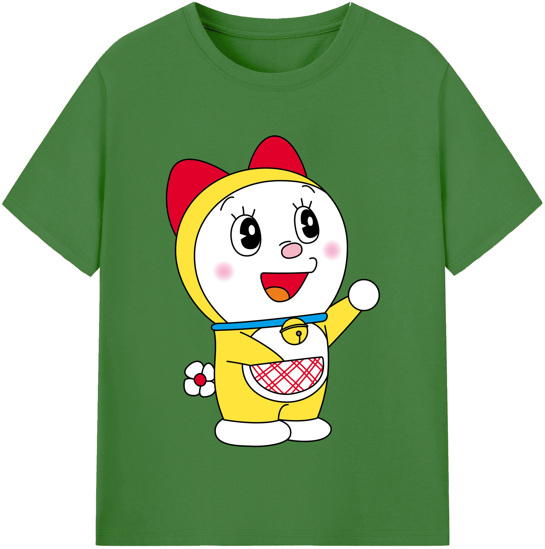 （画像用） ドラえもん ドラミ Doraemon Dorami レディースカジュアルプリントTシャツ（綿100％）